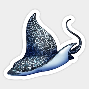 Cozy Spotted Eagle Ray Sticker